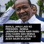Bahlil Janji ke Presiden: Seluruh Jaringan dan Gardu Induk Listrik di Aceh Rampung Rabu atau Kamis