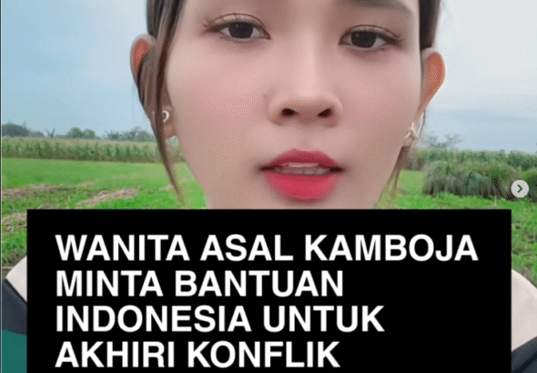 Wanita Asal Kamboja Minta Bantuan Indonesia untuk Akhiri Konflik dengan Thailand
