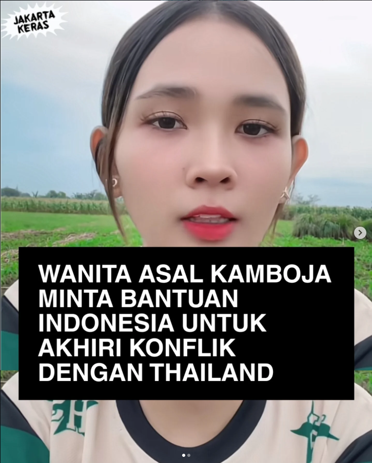 Wanita Asal Kamboja Minta Bantuan Indonesia untuk Akhiri Konflik dengan Thailand